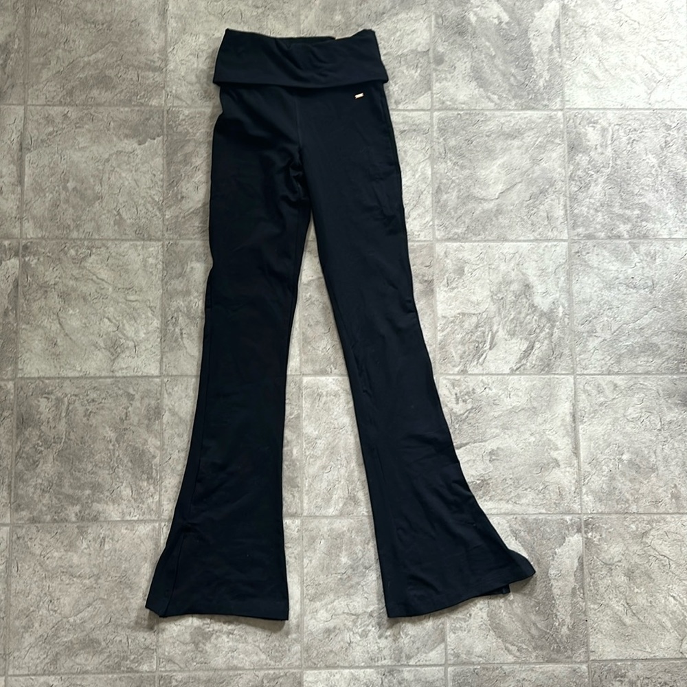 NWT Victoria Secret high rise  foldover  flare leggings